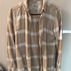 G.H. Bass & Co. Beige Plaid Shirt